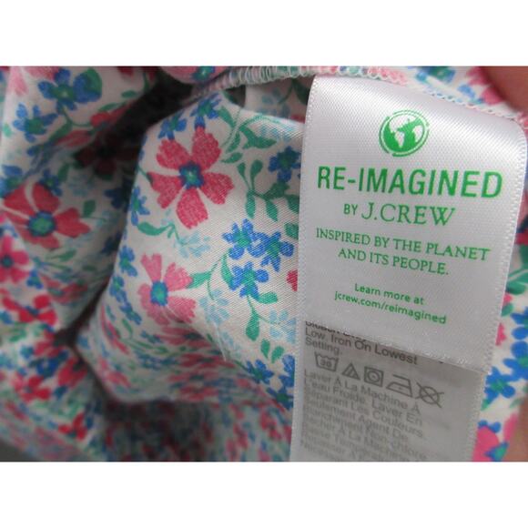 NWT J. Crew Floral Poplin Sleeveless Button Shirt Women's XL Cottagecore - Picture 8 of 14